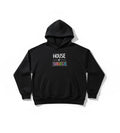 House Of Doodle Embroidery Signature Black Unisex Hoodie