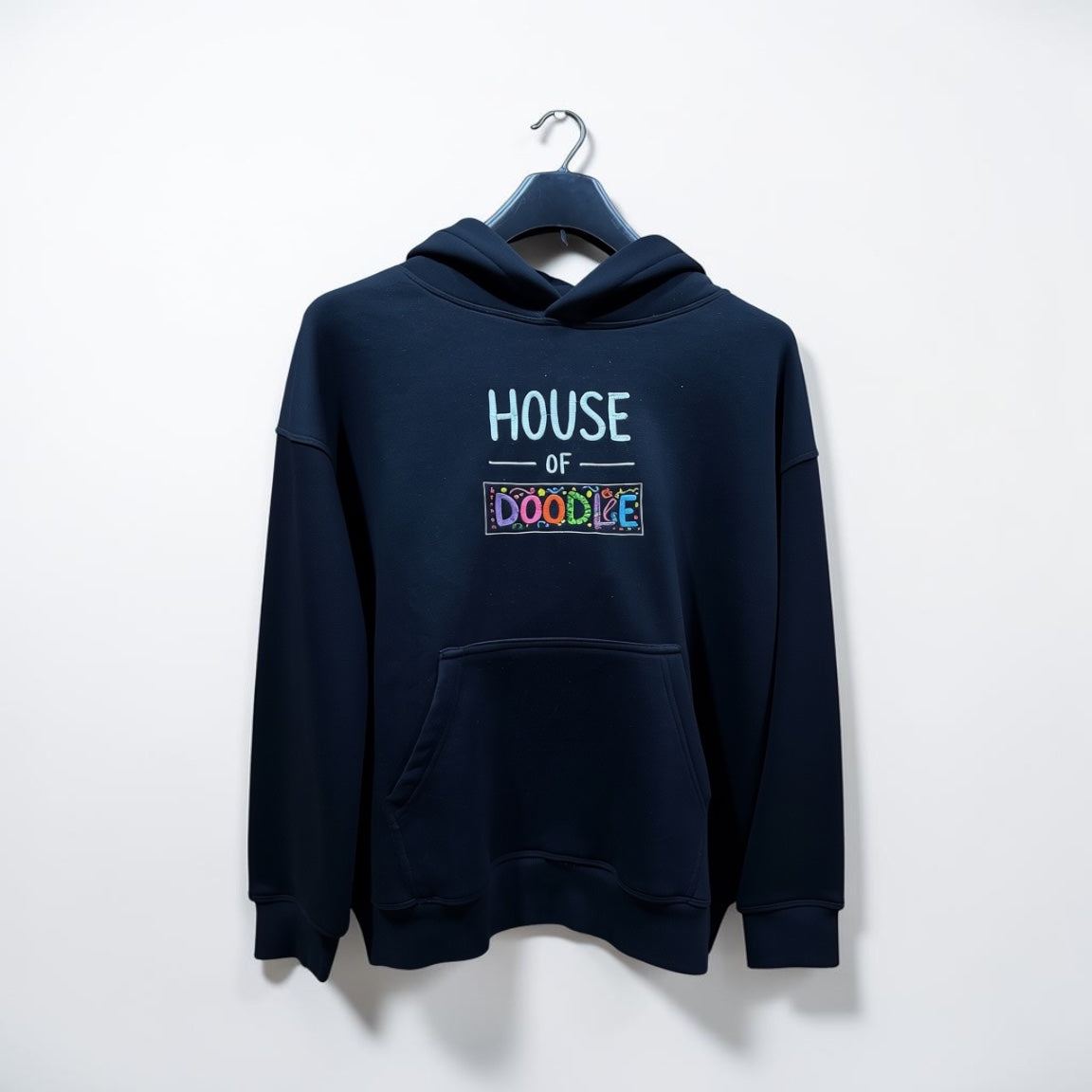 House Of Doodle Signature Black Hoodie