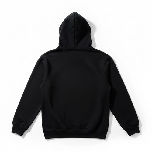 House Of Doodle Embroidery Signature Black Unisex Hoodie