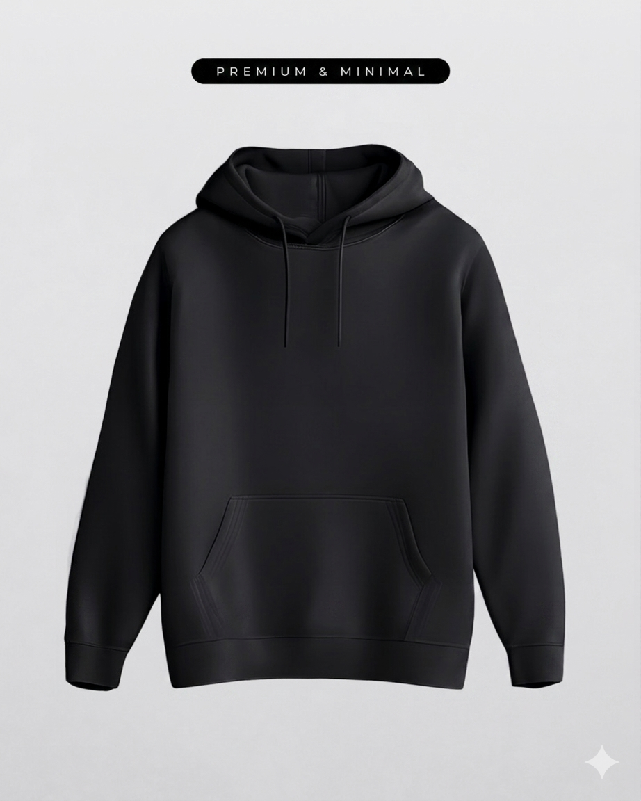 Essential Hoodie - Black